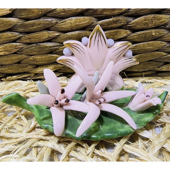 Lamore China Place Card Holders, 1940's SET/2 Vintage - Picture 2 of 11